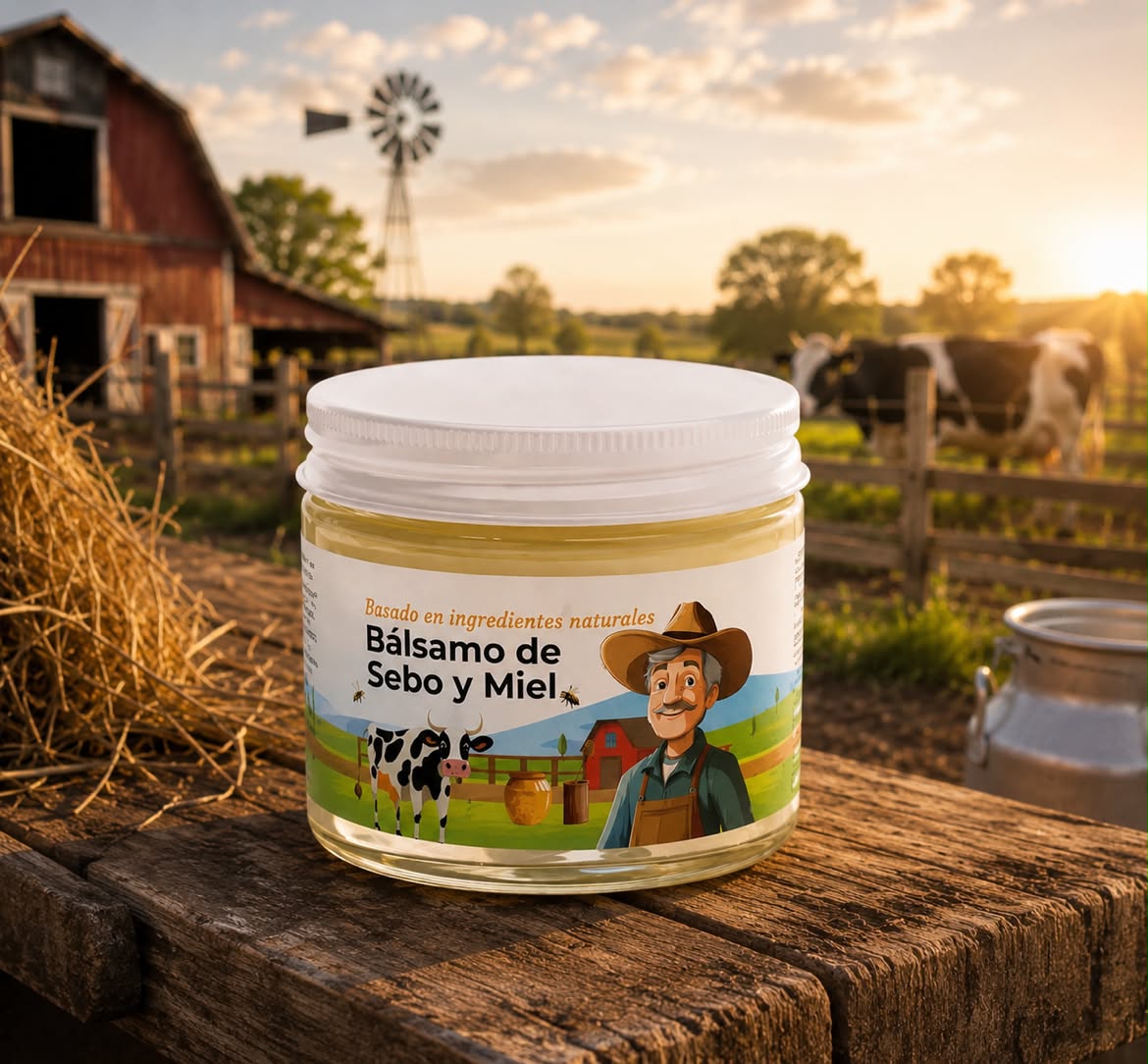 Bálsamo de sebo y miel - 2 oz
